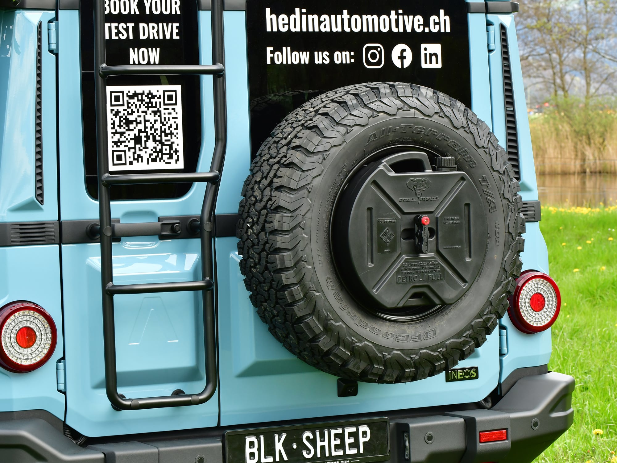 Reserverad Kanisterhalter Ineos Grenadier 02 - Black Sheep Innovations GmbH-min
